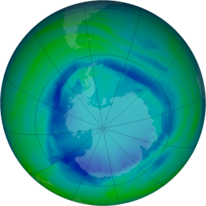 Ozone Map 2008-08-17
